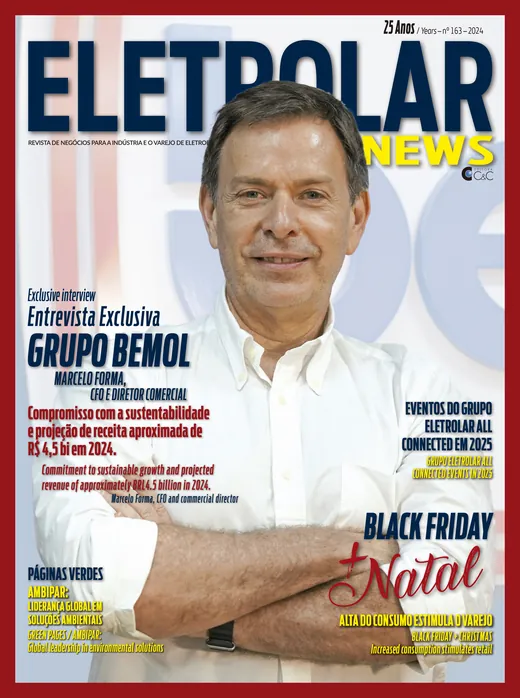 Capa da Revista Eletrolar News, edição 163