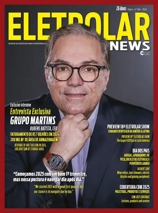 Capa da Revista Eletrolar News, edição 166