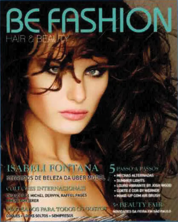 Página da revista Be Fashion Hair & Beauty — imagem 1