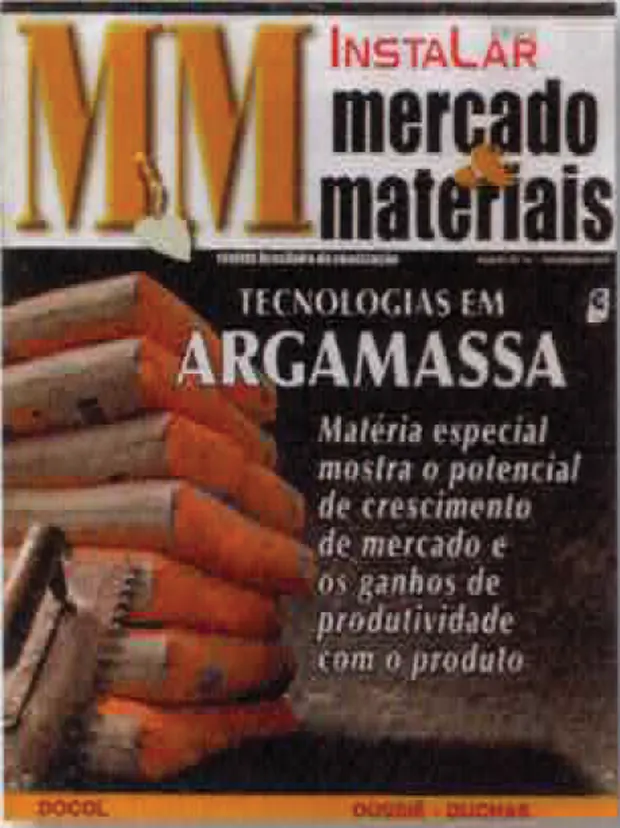 Página da revista Mercado & Materiais — imagem 5